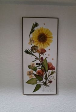Dried Flowers Picture Painting Art
