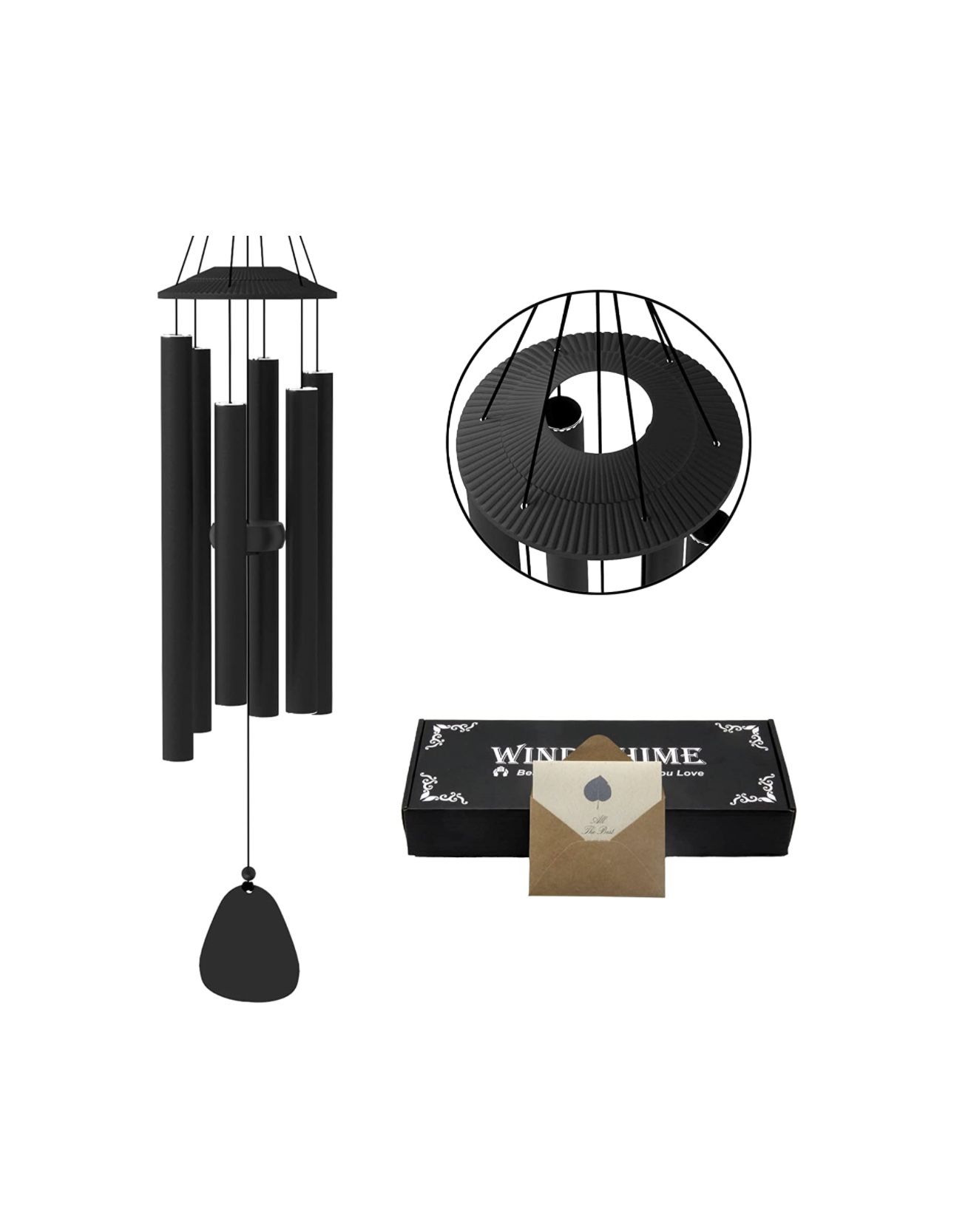 Wind Chimes Disc Eave-Shaped Design, Wind Chimes for Outside, Large Wind Chimes, Windchimes Outdoors Garden Patio Decor,