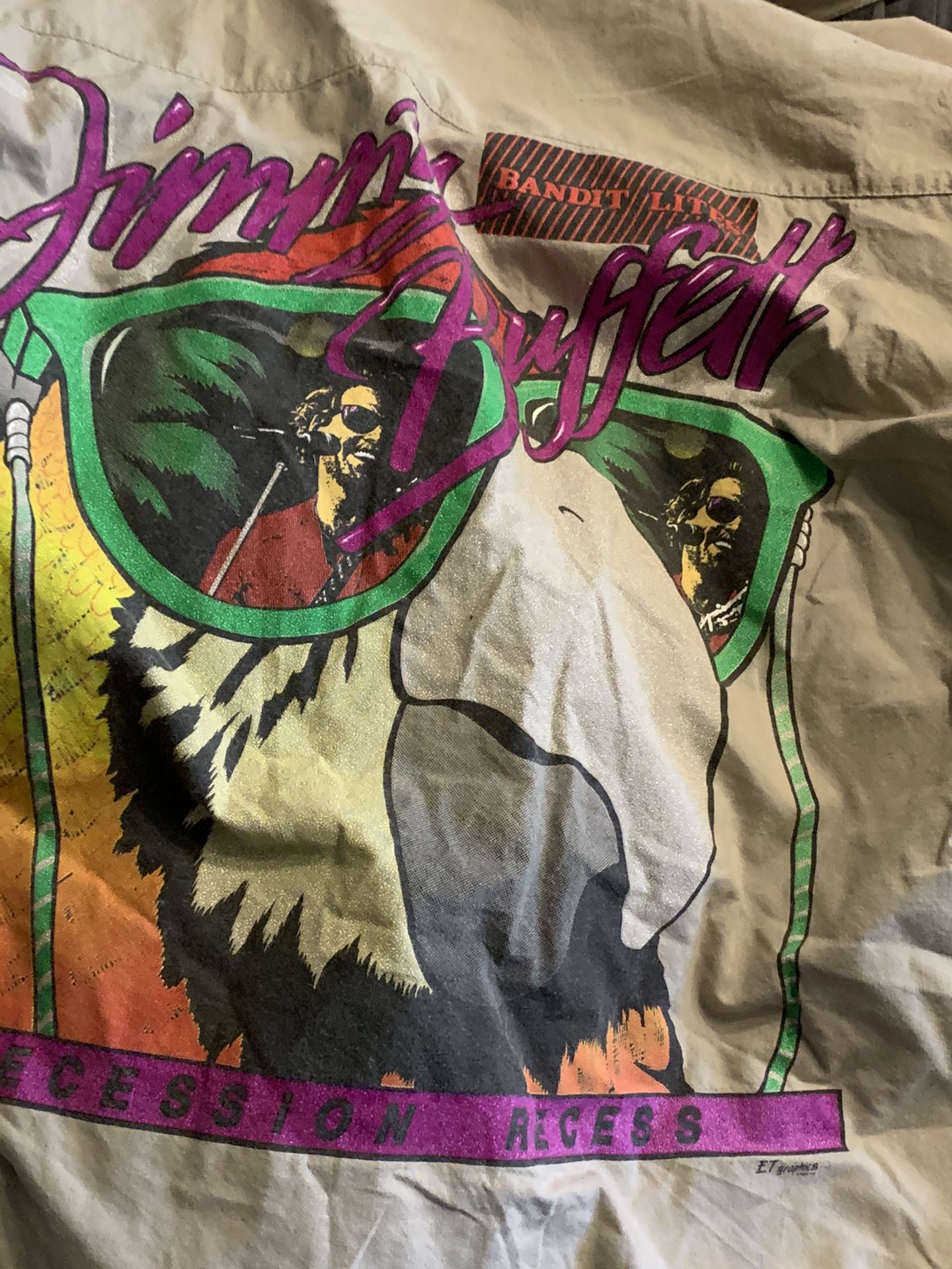 1992shirt recession recess tour in mint shape one of a kind