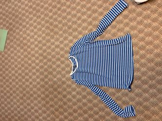 Women's Textured Knit Long-Sleeve Top / Lightweight Striped Pullover