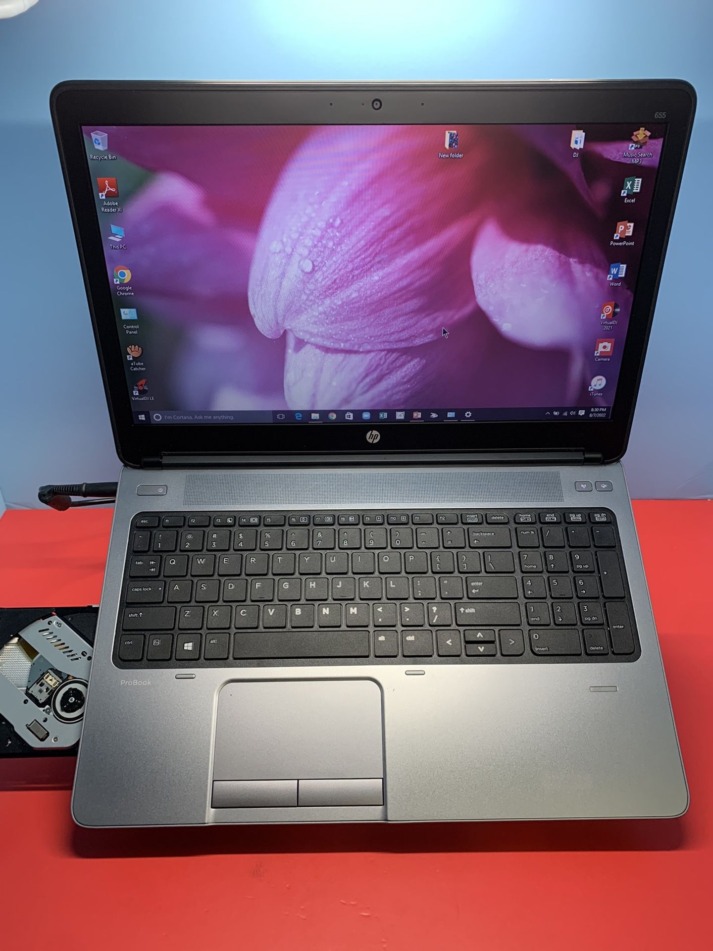 HP PROBOOK INTEL…500..GB HHD...8.0 RAM .with ZOOM READY FOR CLASSES ON LINE OR WORK FROM HOME