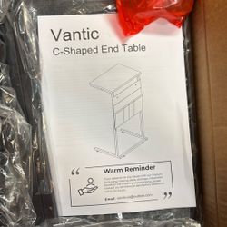 Vantic C-shaped End Or Side Table For Chair