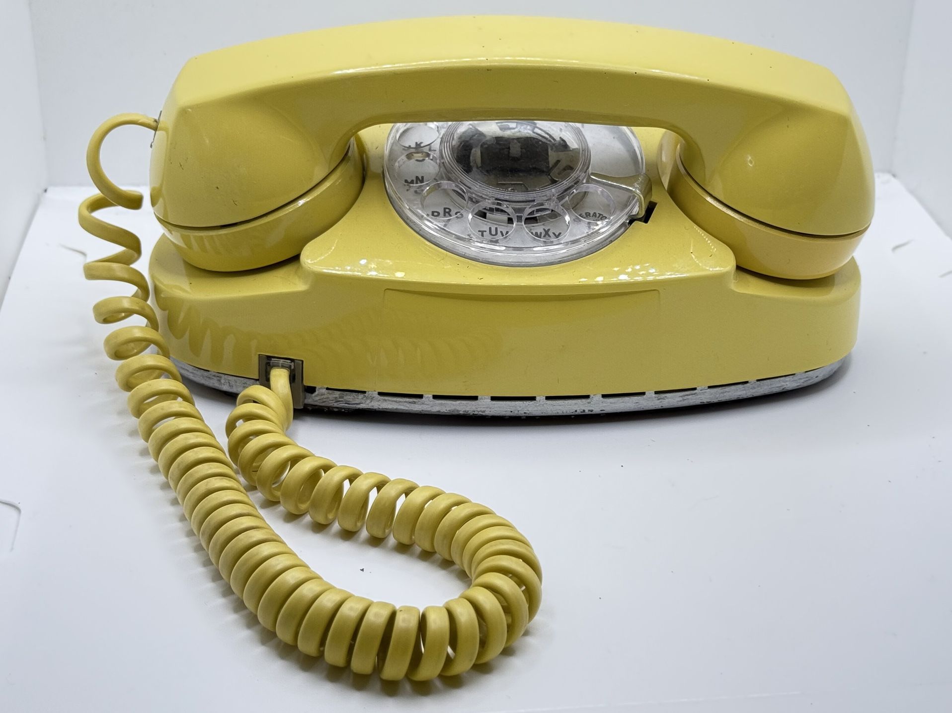VTG Yellow Princess Rotary Phone