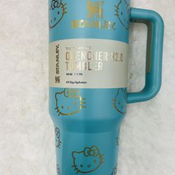 Teal gold holographic Stanley