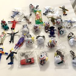VINTAGE JACK IN THE BOX TOYS/ AND ANTENNA BALLS / NEW/ 29 ITEMS