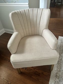 Cream Accent Chair