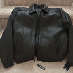 A Brand New Unworn Murrano Leather Jacket (genuine Lamb  Leather)  With Stickers On Size 2Xlarge
