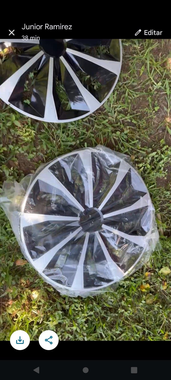 16" hubcaps new 