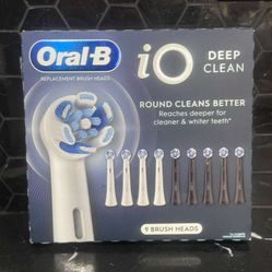 Oral B iO deep clean round brush heads 