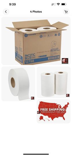 New, GP Pro Pacific Blue Jumbo Toilet Paper, 8 per case