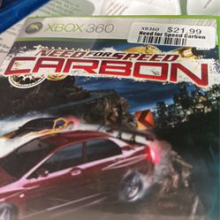Need For Speed Carbon Xbox 360 Game