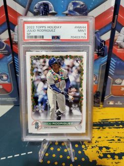 Julio Rodriguez Topps Short Print Rookie PSA 9 