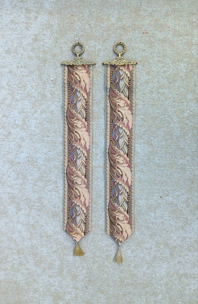Vintage Acanthus Leaf Brass Bell Pulls