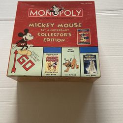 Mickey Mouse Monopoly Board Game 