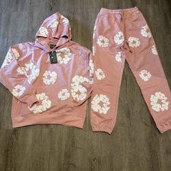 Denim Tears Pink Sweatsuit 