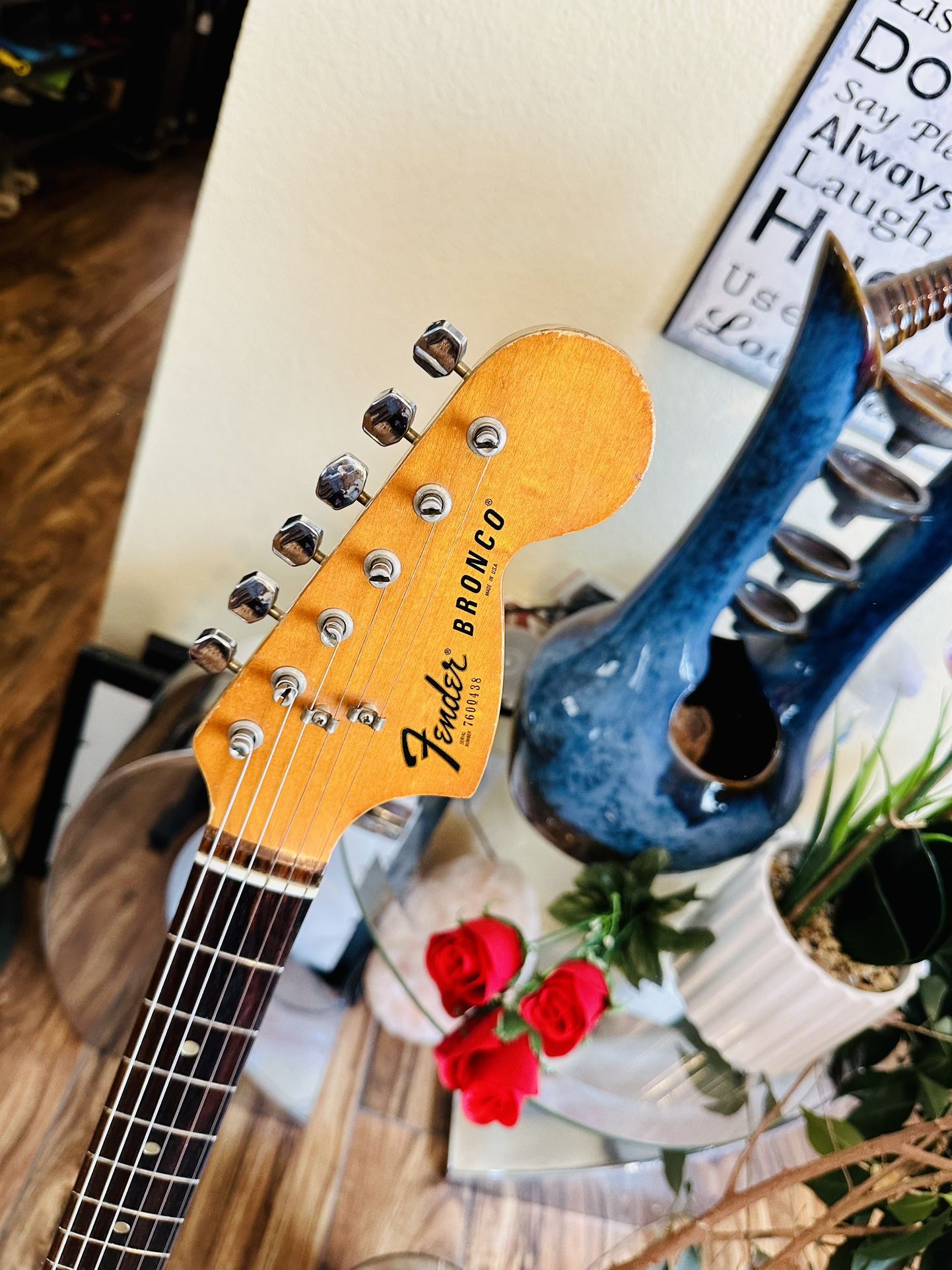 Vintage 1976 USA Fender Bronco Electric Guitar 🎸