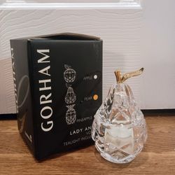 Crystal Pear-Shaped Votive 