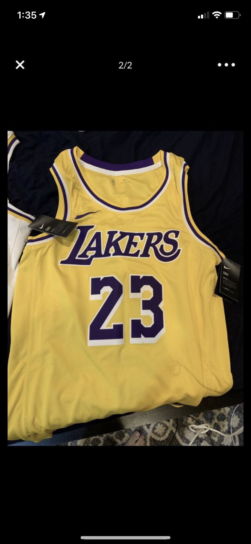 Authentic Lebron James Statement Jersey 22/23- W Bibigo Patch (Large) for  Sale in Los Angeles, CA - OfferUp