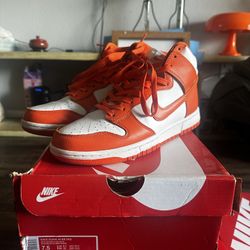 Orange high dunks