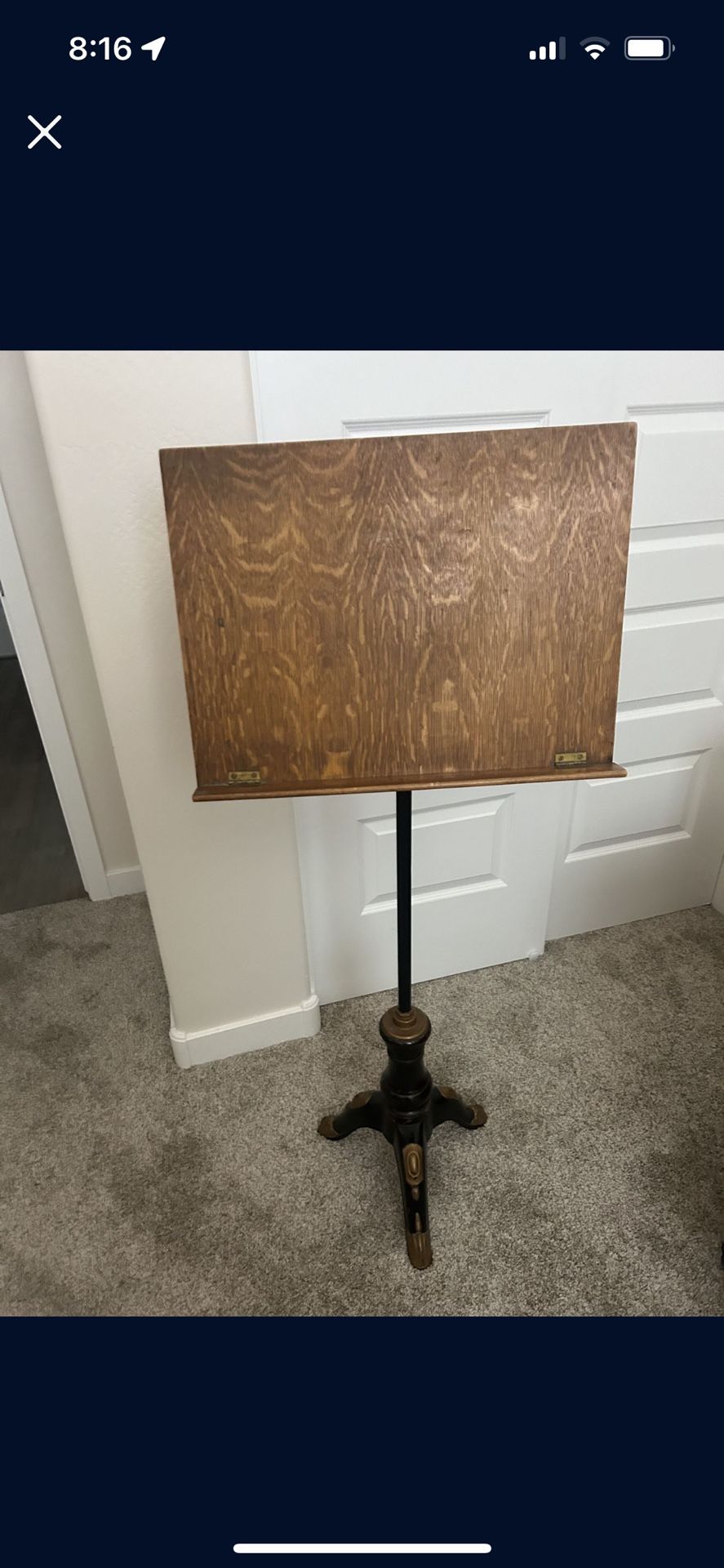 Antique Music Stand 