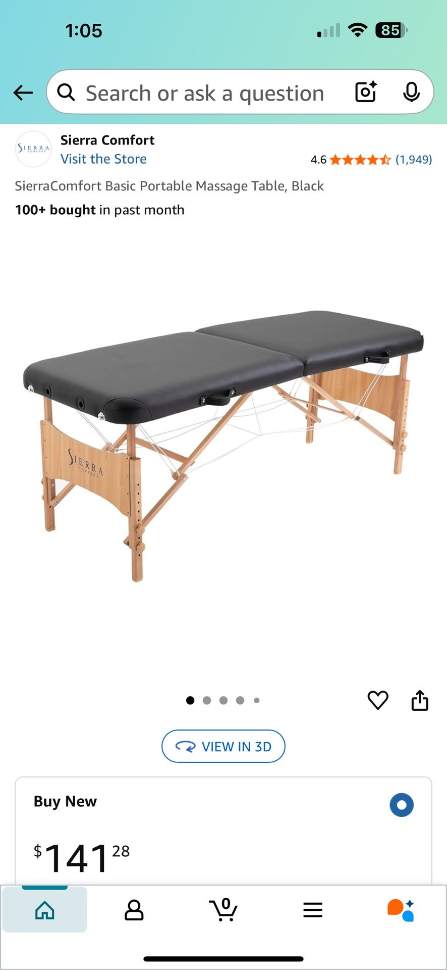 Sierra Comfort Massage Esthetician Table