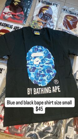 Bape shirt black and blue