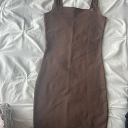 Brown Bodycon Dress