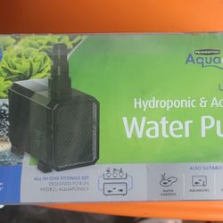 New Water Pump For A Fountain