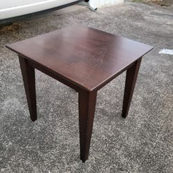 Wooden End Table 