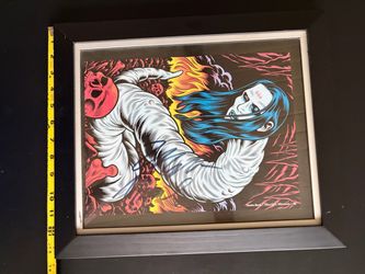 Signed Marilyn Manson Charles Burns Framed Print 1996