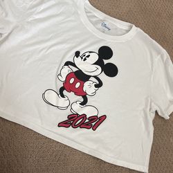 Vintage 2021 Mickey Mouse Crop top 