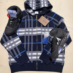 Burberry Hoodie And Jordan Set