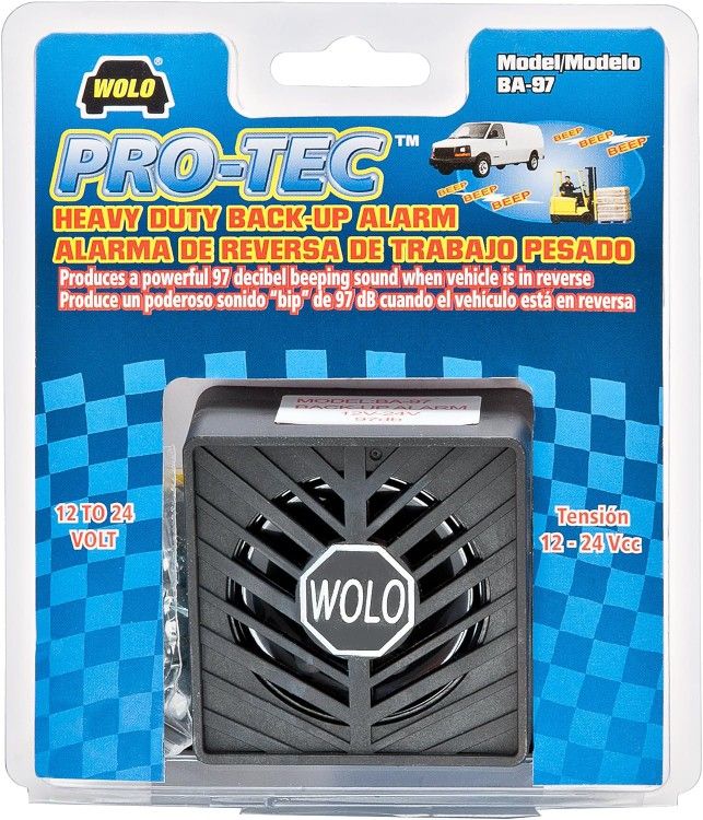Wolo Heavy Duty 97 Decibel Backup Alarm for Trucks & Trailers
Part # BA-97