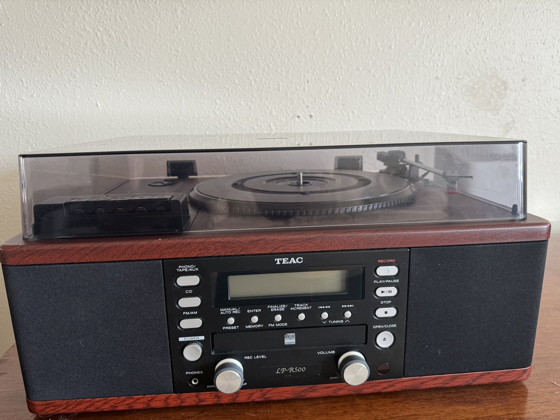 TEAC Record Player and Recorder W/ Remote