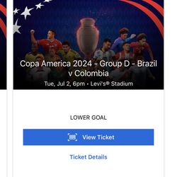 Tickets Colombia Vs Brazil