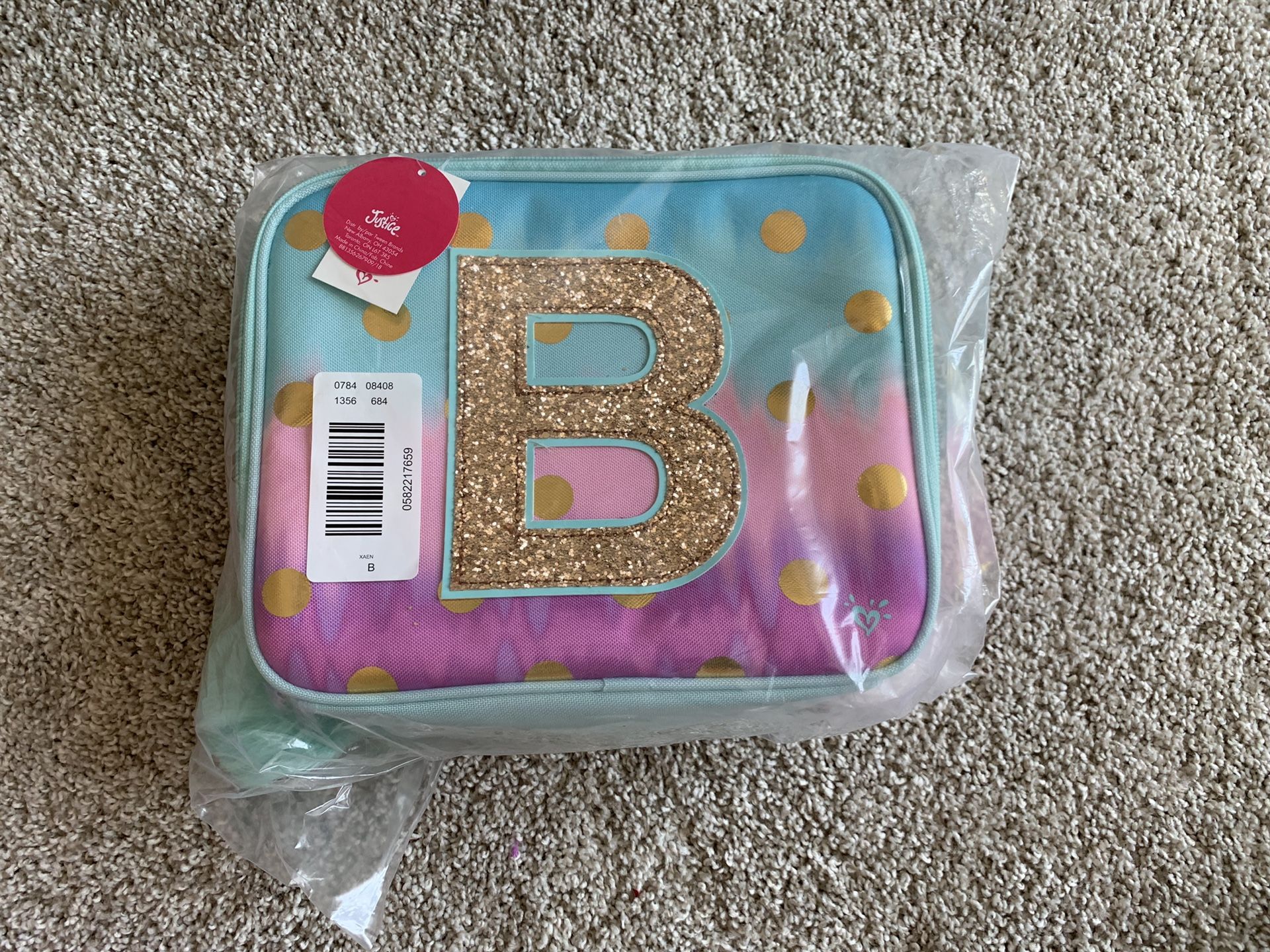 B lunchbox from justice new