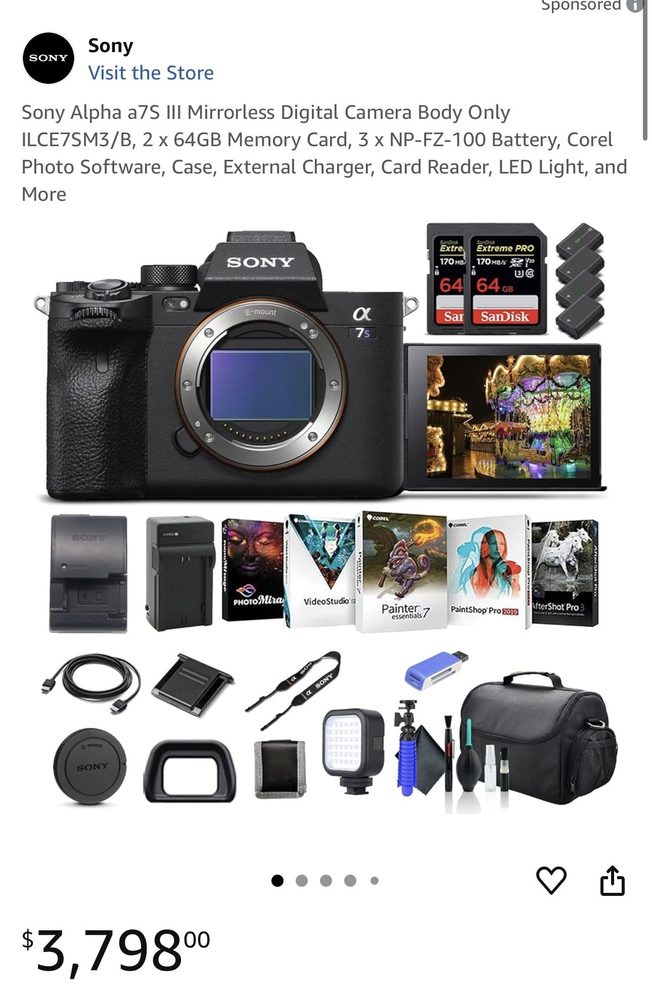 Sony Alpha a7S III Mirrorless