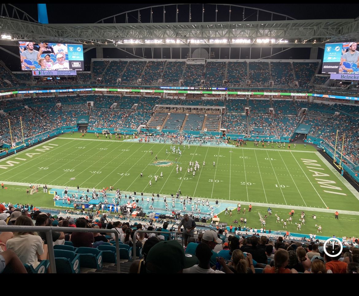 DOLPHINS Cowboys 12/24 - 2 Tickets & Parking