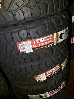 37x12.50R20LT NITTO RIDGE GRAPPLERS