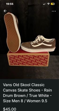 Vans Old Skool Low-Top Sneakers Brown/White