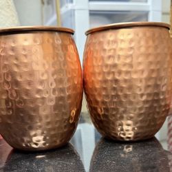 2 extra large Stainless Steel Rose Gold Mug
