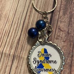 Down syndrome Awareness Keychain