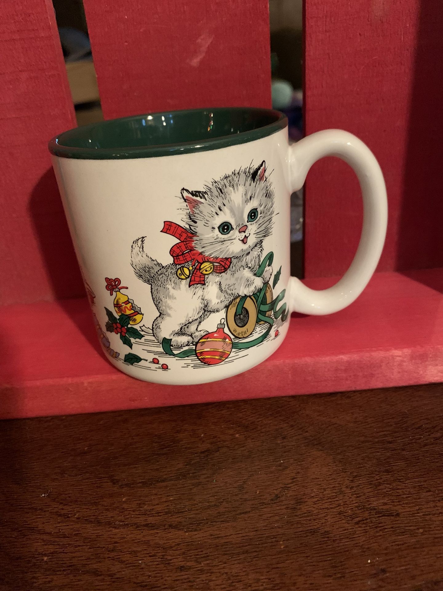 Vintage Potpourri Press Kitty Mischief Mug