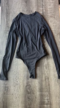 Black spandex bodysuit