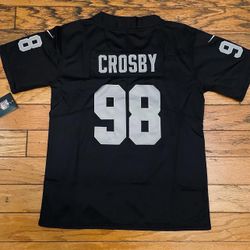 Brock Bowers Or Crosby Las Vegas Raiders Jerseys Adult Youth Sizes