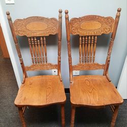 Antique chairs(set 2) fair condition as is - $45