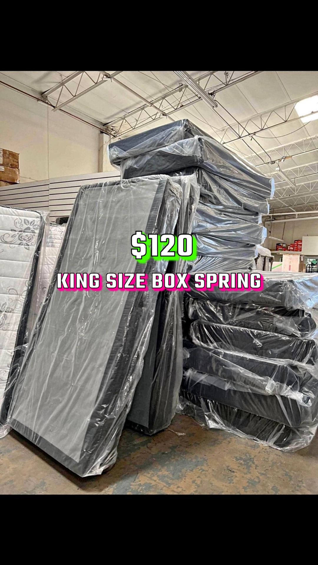 King Size Box Spring (2 PCs Set)