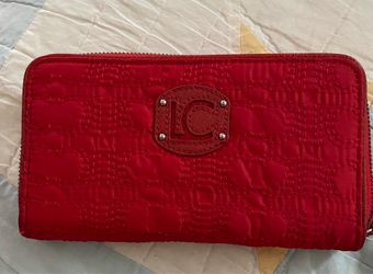 Liz Claiborne New Red Poppy Wallet