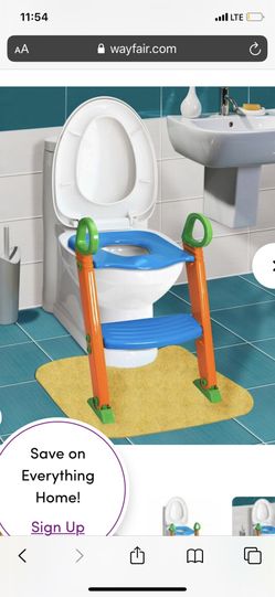 Potty trainer with step stool