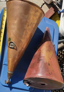 Vintage Ship Oil Lamp Oil Tanks